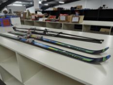 Vintage Ski's, Fischer Pioneer Master with Bindings and Pulsar Dynastar with Marker Bindings