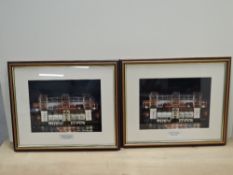 Three Manchester United Related Prints and Poster, Standing Ovation, The New Old Trafford 2000