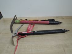 Modern Ice Axes, Cassin Vega and Camp, metal shafts, 50cm and 54cm (2)