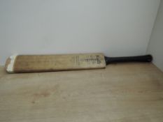 Nicolls White Toe Cricket Bat, pre 1940's, Specially Selected Blade with Toughened & Damp Proof Toe,