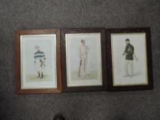 Vanity Fair Prints after Sir Leslie Matthew Ward 'spy', Cricket and Horse Racing Caricatures, Tom (