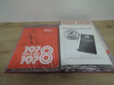 Football Programmes, Daily Express Five A Side Championships 1978 & 1979 both with tickets, both