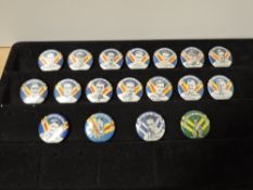 Argus & Australasian Post, Cricket Badges, Australia v England 1950-1951 Test tour, English players.