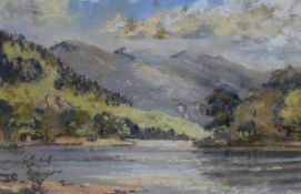 *Local Interest* J.W Casly (20th Century) Oil Pastel, a collection of Lake District and Scottish