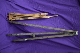 *Local interest* from the estate of artist Tom Dearden (British 1942-2020) two small artists easels,