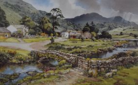 *Local Interest* After Judy Boyes (British b.1943) A pair of Lithographs 'Summer at Watendlath