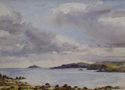 *Local Interest* Isabel McNair Anderson (British 1904 -1979) Watercolour 'Seascape, Galloway',