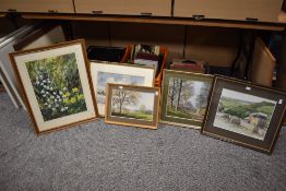 Alan J Paynes (British 20th century) a group of five watercolours, four being landscapes and one a