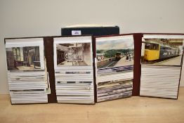 An album of vintage postcards relating to Haddon Hall Derbyshire, a similar album having British