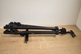 A metal artists easel.