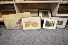 A selection of assorted pictures and prints.