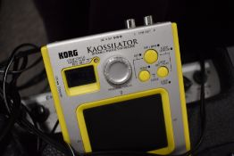 A Korg KAOSSILATOR , Model KO1, sold with Peavey practice amp, both in very clean condition