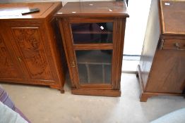 A Victorian mahogany music cabinet, dimensions approx. H93 W55 D35cm