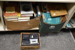 A large collection of 20th-century books and tapes, mainly with titles pertaining to religion, (2