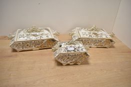 A selection of three late 19th-century Dr Christopher Dresser (1834?1904) for Old Hall Earthenware