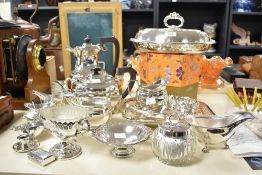 A large quantity of 20th-century silver-plated metal tableware, to feature a Walker and Hall of