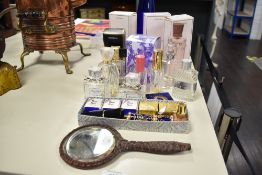 A quantity of 20th-century Vanity wares, to include a quantity of perfumes and bottles; a