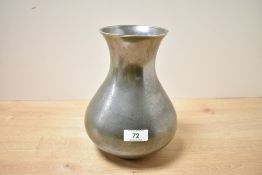 A late 20th-century Pilkington Royal Lancastrian Pottery lustre vase, marked to base, 21cm,