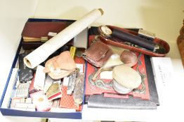 A selection of 19th-century Gentleman's sundry desk wares, to include quantity of fine stationary