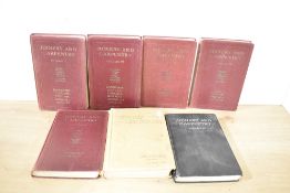 A selection of early to mid 20th-century hardback 'Joinery and Carpentry' volumes, edited by Richard