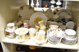 A large quantity of 20th-century tableware, to feature part sets of Royal Stafford bone china '