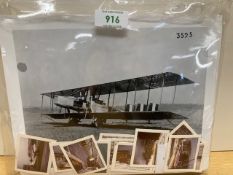 Farnborough Air Show 1966 black and white photographs 48no. 9cm x 13cm of various aircraft on