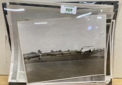 Royal Air Force post-WW2 period collection of 16cm x 21cm Air Ministry photographs comprising