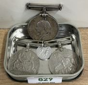 Victoria Regina Medal For Long Service In The Volunteer Force, no ribbon, swivel suspender,