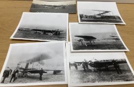 Pre-WW2 Royal Air Force aircraft Handley Page Ltd Public Relations Department black and white