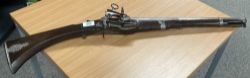 Spanish Miquelet Flintlock Folding-Stock Carbine, ornately inlaid and custom-made in the Italian