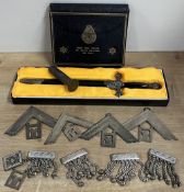 Masonic interest, Knights Templar sword/dagger having 20cm stainless blade, decorative hilt and