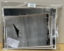 Avro 698 Vulcan VX770 related black and white photographs 4no. 16cm x 21cm annotated in pencil on