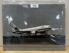 British European Airways 6no. 20cm x 25cm black and white photographs, all annotated on the