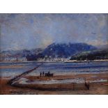 *Local Interest* John William Buxton Knight (British 1842-1908) A pair of oils on canvas, costal