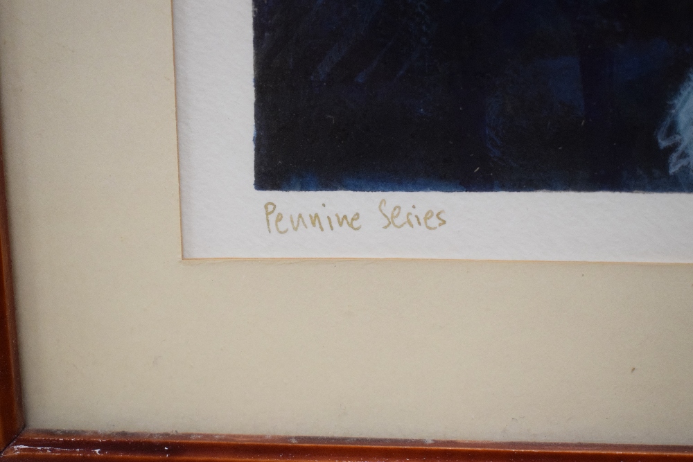 Michael Downs (20th Century) Gouache 'Shepherd's Warning', an impressionistic study of a red morning - Image 4 of 8