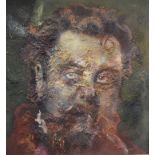 After Ilya Efimovich Repin (Ukrainian-Russian 1844 - 1930) Mixed media 'Modest Mussorgsky' a