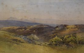 *Local interest* Arthur Tucker (British 1864-1919) Watercolour, a Lake District landscape with