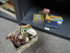 Plastic Western Figures, Lone Star, Herald and similar, Britains Lead Horse and various Playing