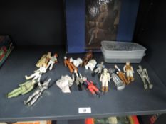 Original Star Wars Figures 1977 GMFGI Obi Wan Ben Kenobi, Chewbacca, Tusken Raider, R2-D2 x2, 1980