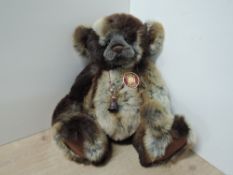 Charlie Bears, Fabian, CB131366, exclusively designed by Isabelle Lee, plush, jointed limbs, 42cm,