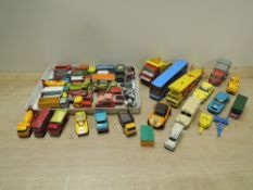 Playworn Die-casts, Matchbox Lesney, Dinky, Matchbox, Corgi Juniors, Corgi, Tonka etc, 40+
