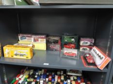 Modern Die-casts, Putzmeister Concrete Pump, Atlas Greatest Show on Earth, Great British Buses x3,