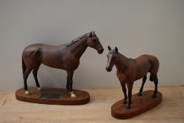 A Beswick Pottery Connoisseur Horses series Nijinksy, model number 2345 designed by Albert Hallam in