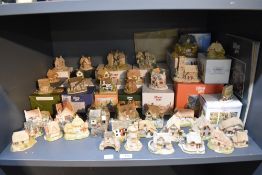 A large selection of forty two Lilliput Lane models to include 'Mrs Pinkerton's Post Office', '