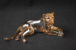 A Swarovski Crystal SCS Collectors edition 2016 Lion Mother study, model number 5135895, designed by