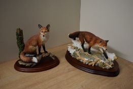 A limited edition Border Fine Arts animal study 'Keeping His Feet Dry' model number B0225,