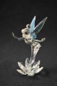 A Swarovski Crystal 2008 Disney series 'Pale Blue Wings' Tinker-Bell study, model number 905780,
