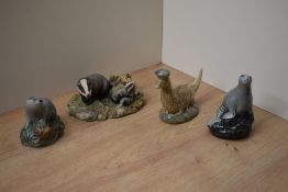 A group of three Beswick Pottery, for Beneagles Scotch Whisky, miniature decanters comprising Loch