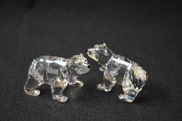 A Swarovski Crystal SCS Collectors Edition 2011 Siku Polar Bear Cubs, model number 1079156, designed