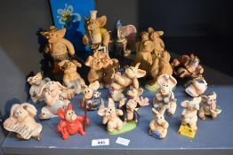 A large selection of of David Corbridge Piggin' studies to include 'Piggin Girls Night Out'